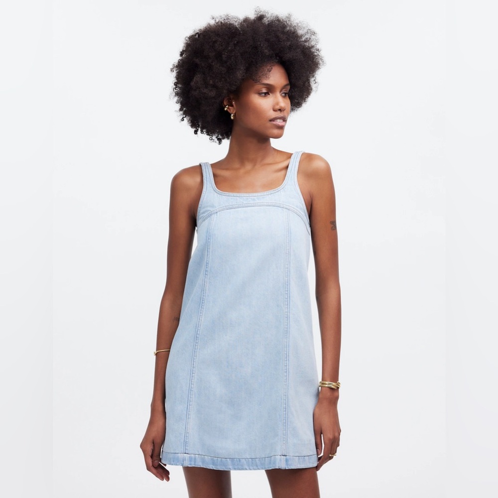Madewell Light Blue Denim Mini Dress